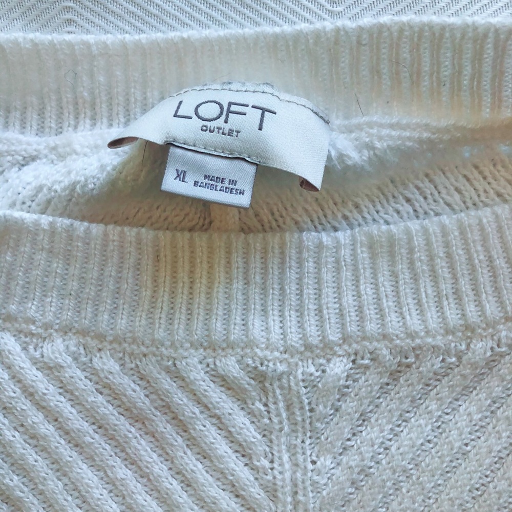 Loft White Sweater - image 5
